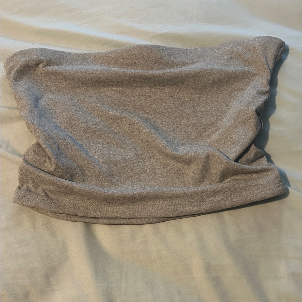 Elegant Heather Gray Women's Crop Top